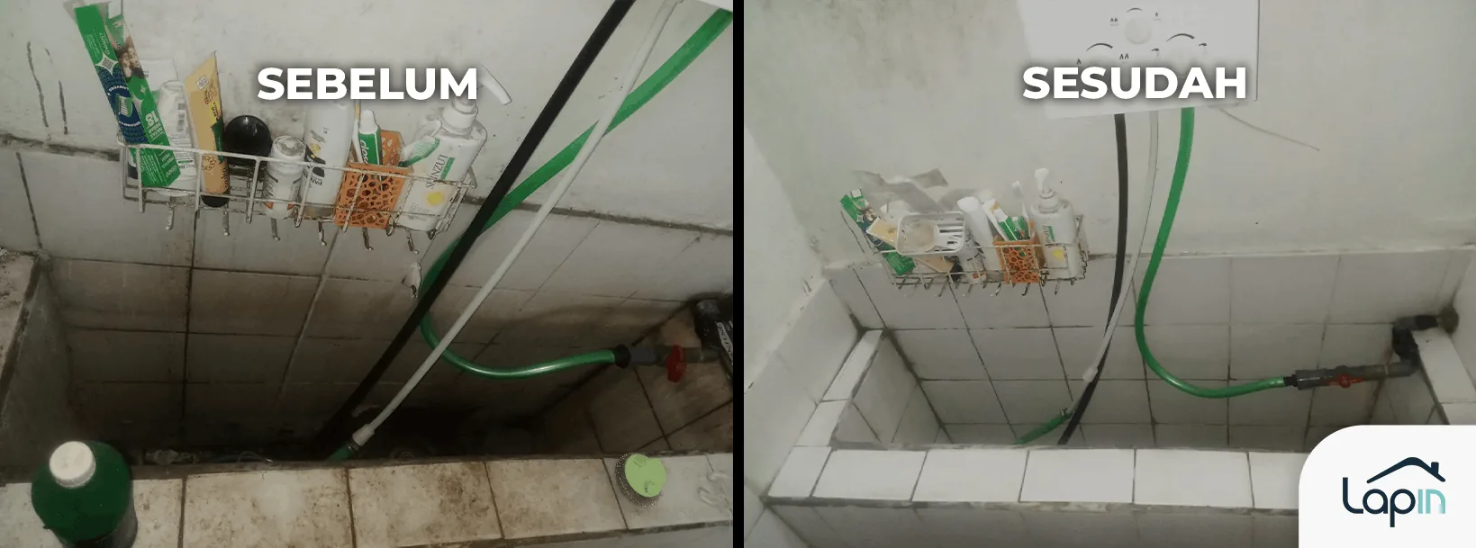 Deep cleaning kamar mandi Lapin