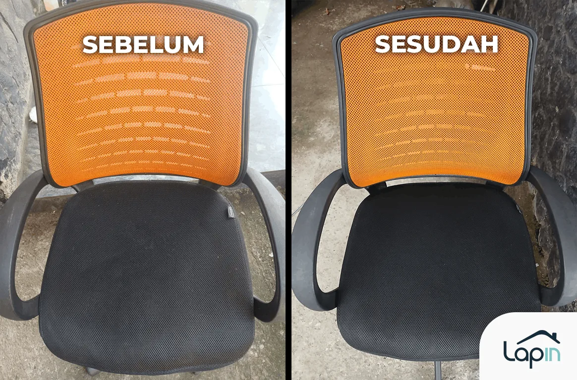 Jasa bersih kursi kantor Lapin