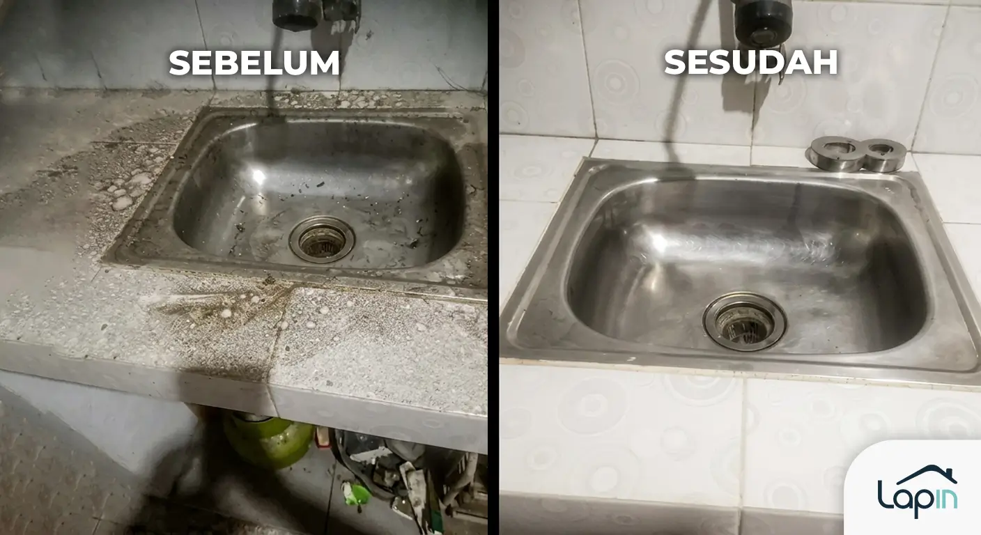 Hasil deep cleaning Lapin