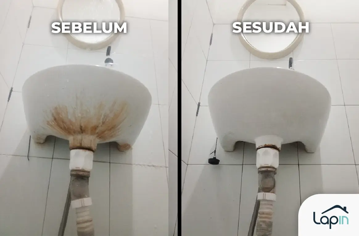 Hasil pembersihan rumah Lapin
