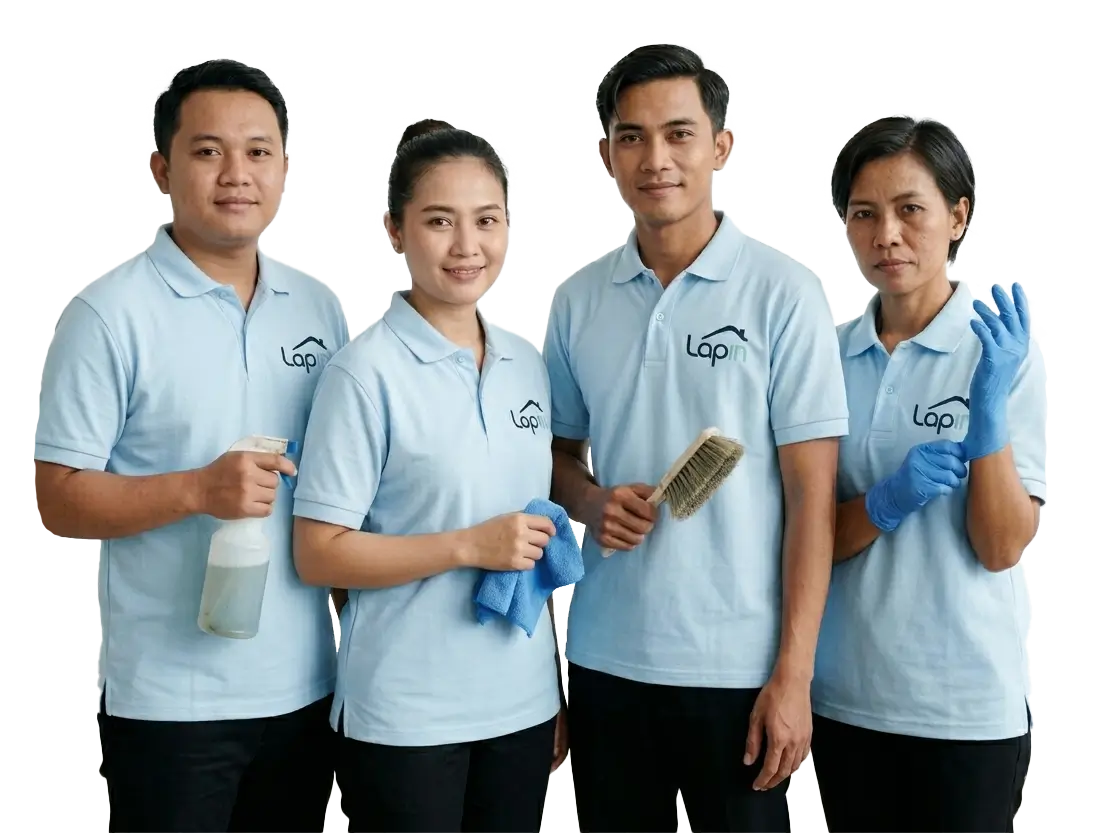 Tim cleaner profesional Lapin Cleaning Service